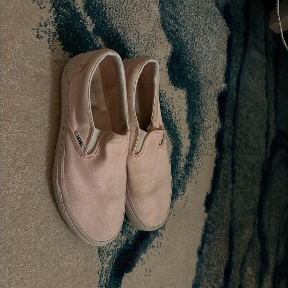 Vans Pink Slip-On Sneakers